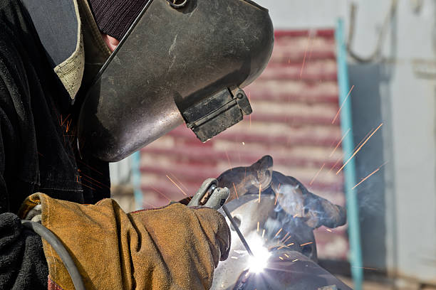 Welding works on manufacturing of units and parts of pipelines in the field - gifts for welders