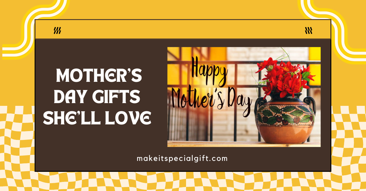 beautiful red flowers on clay vase with cherry fruit painting above wood table and happy mother's day concept - clay Mother's Day gifts