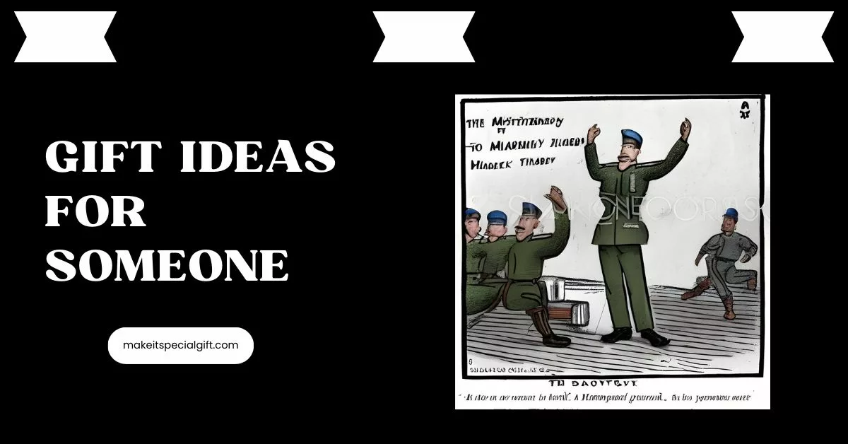 A man undergoing military training cartoon - gift ideas for someone going into the military