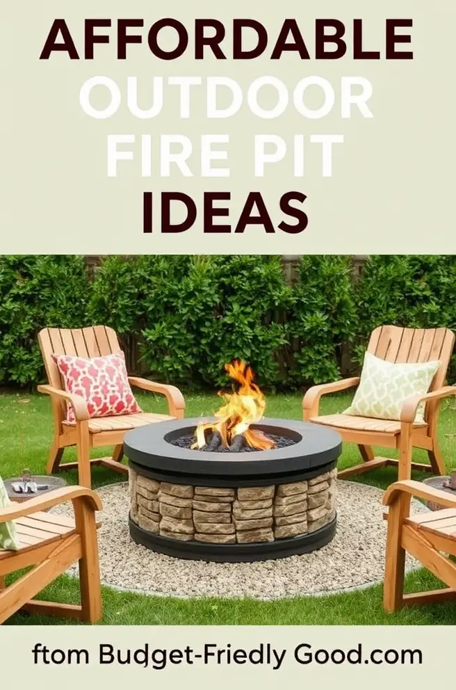 Affordable Outdoor Fire Pit Idea for Budget-Friendly Gatherings