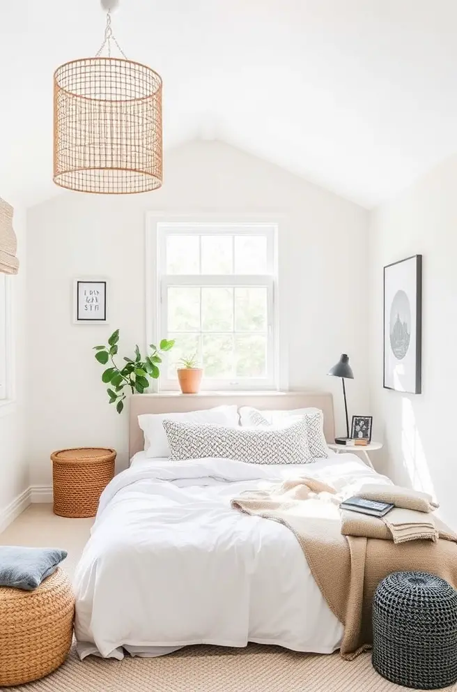 Airy Scandinavian Guest Room Idea for a Bright Retreat