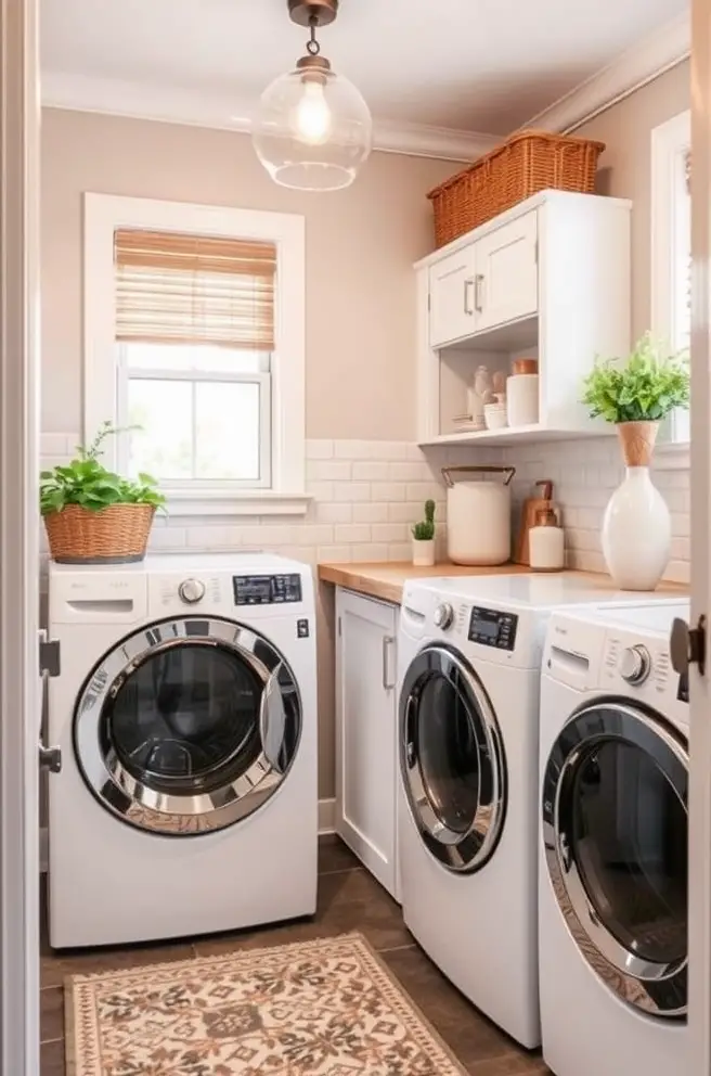 Beautiful Laundry Room Decor Idea for a Stylish Space