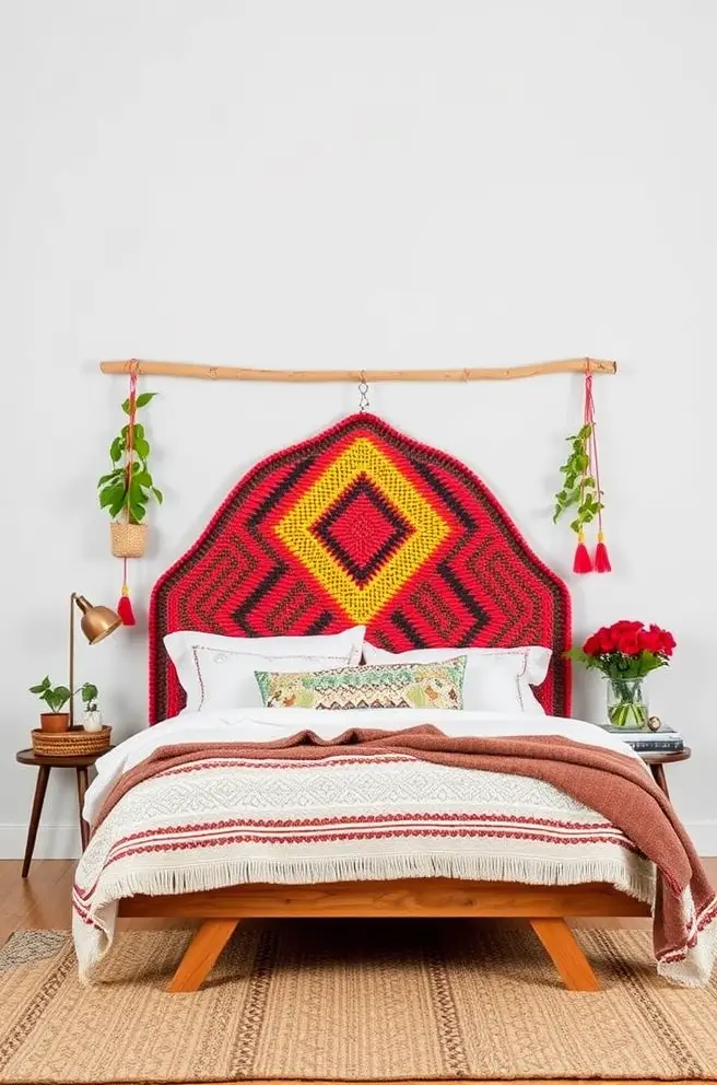 Bohemian Headboard Idea to Enhance Your Eclectic Style