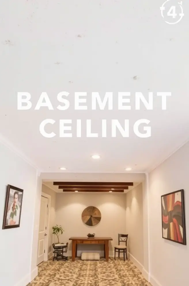 Bold Basement Ceiling Idea That Make a Statement