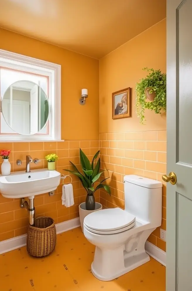 Bold Bathroom Color Idea to Make a Statement