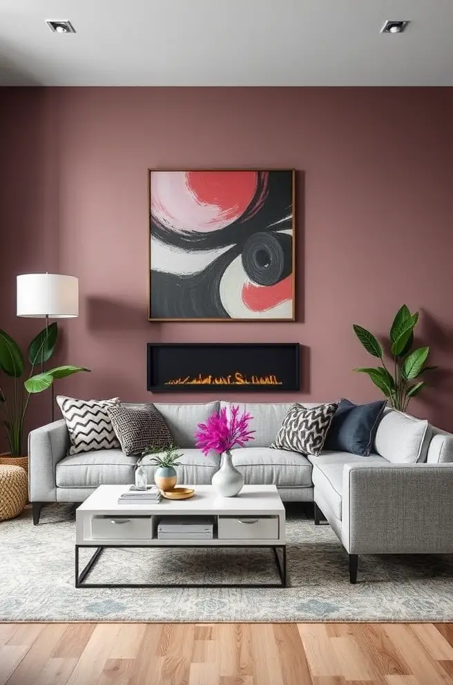 Bold Living Room Decor Idea to Make a Statement in Your Home