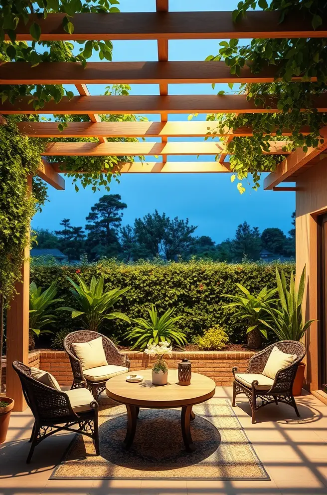 Bright Pergola Idea to Illuminate Your Interior Design