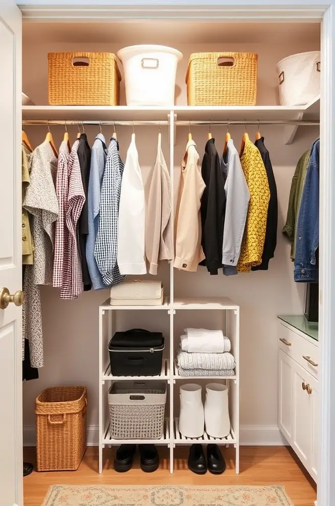 12 Creative Closet Organizer Ideas You’ll Love! 3 Budget-friendly closet organizer Idea for every room