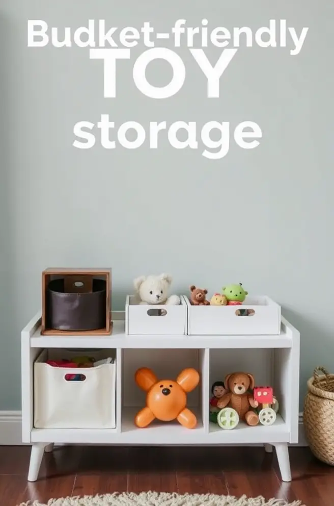Budget-friendly toy storage Idea that don’t compromise on style