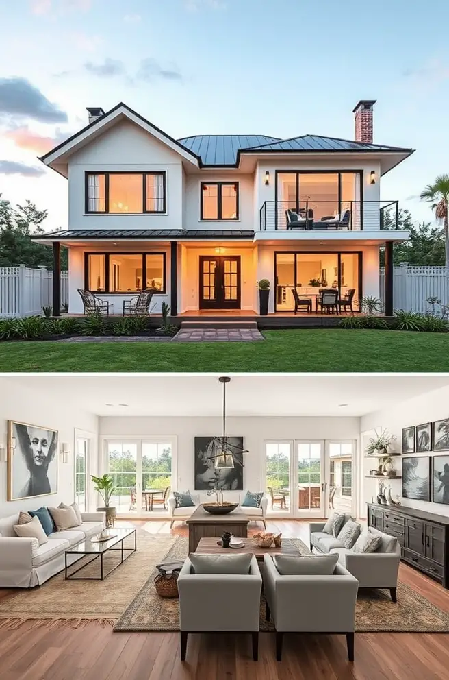 Charming House Idea Featuring Open-Concept Layouts