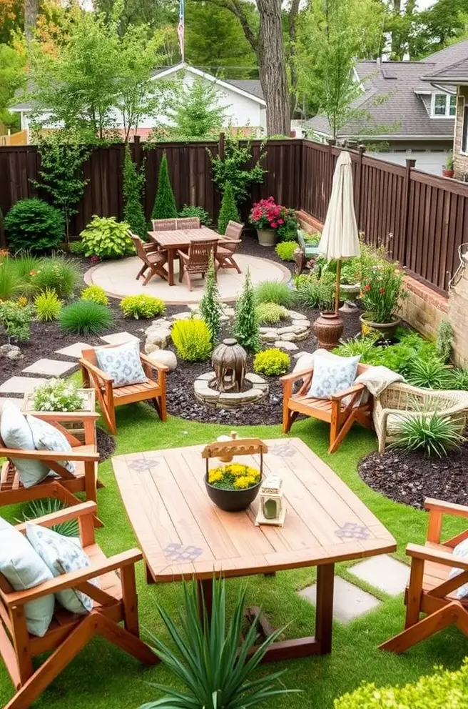 12 Simple Backyard Landscaping Ideas You’ll Love 9 Charming Simple Backyard Landscaping Idea for Family Gatherings