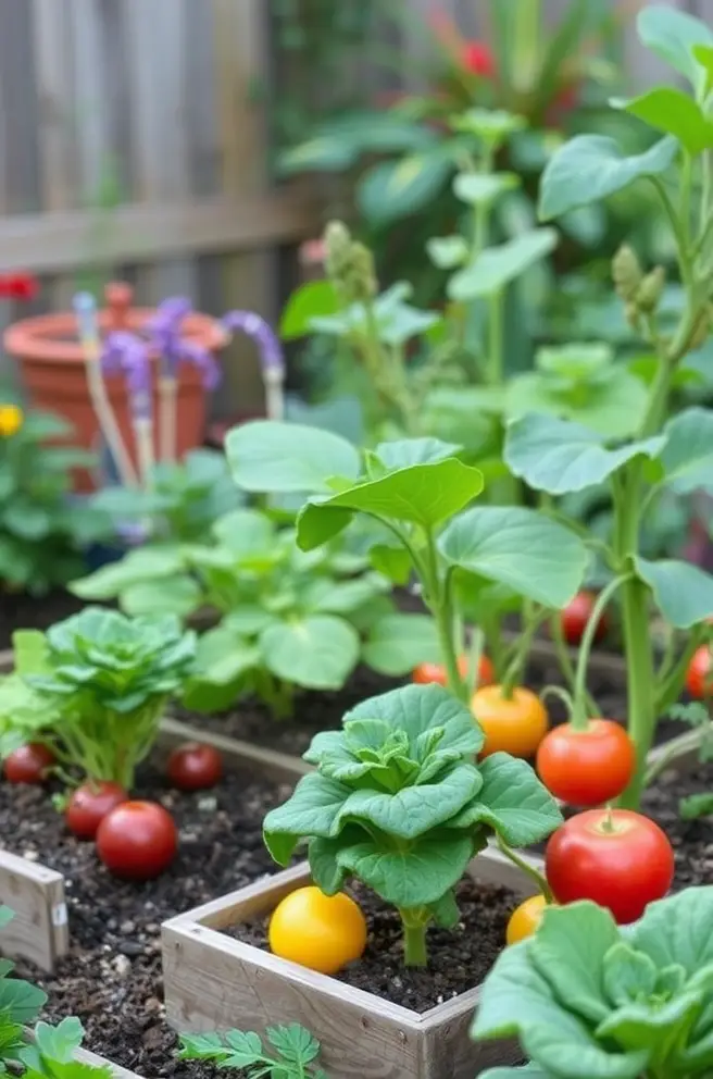 Charming Vegetable Garden Idea to Enhance Your Backyard Aesthetic