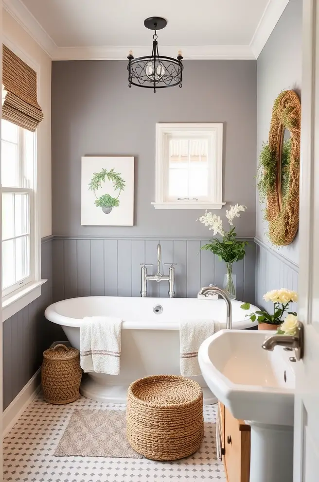 Charming bathroom remodel Idea for a cozy atmosphere