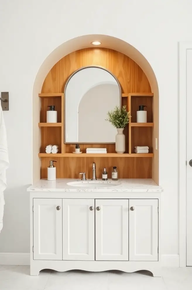 Charming storage Idea for bathroom vanities to maximize your space