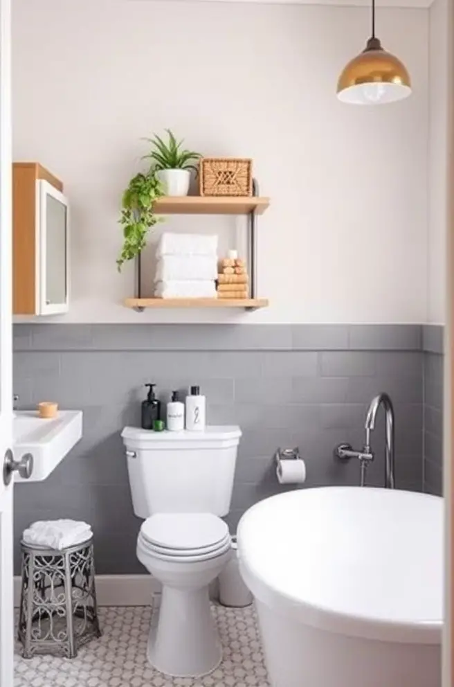 Chic Bathroom Storage Idea for a Modern Update