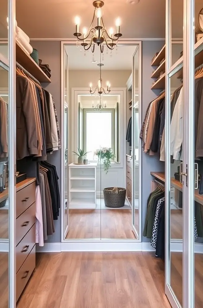 12 Inspiring Closet Ideas for Stylish Organization 5 Chic Closet Idea for a Luxurious Walk-In Experience