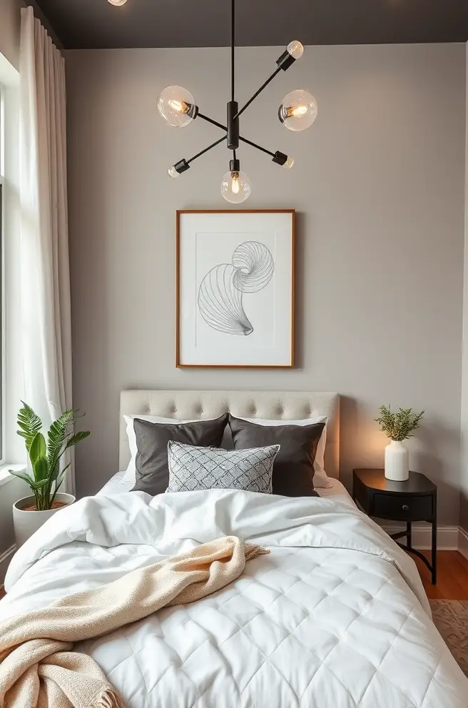 Chic Home Decoration Idea for a Modern Bedroom Retreat