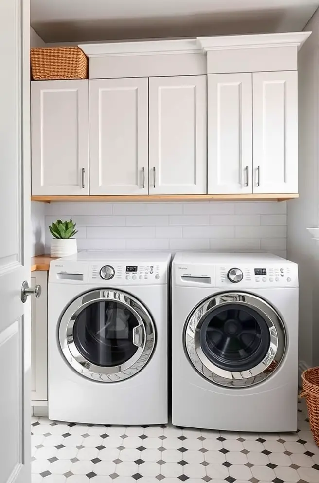 Stylish Laundry Room Cabinets: 12 Inspiring Design Ideas 4 Chic Laundry Room Cabinets Perfect for a Minimalist Aesthetic