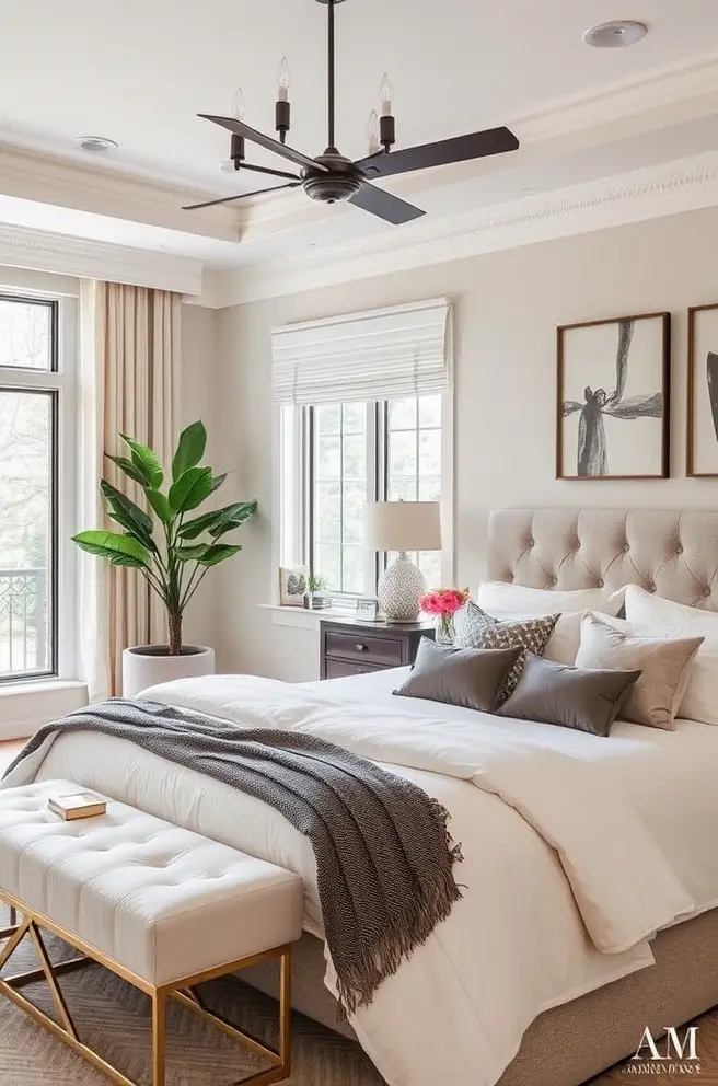 Chic Master Bedroom Idea to Enhance Your Sleep Sanctuary