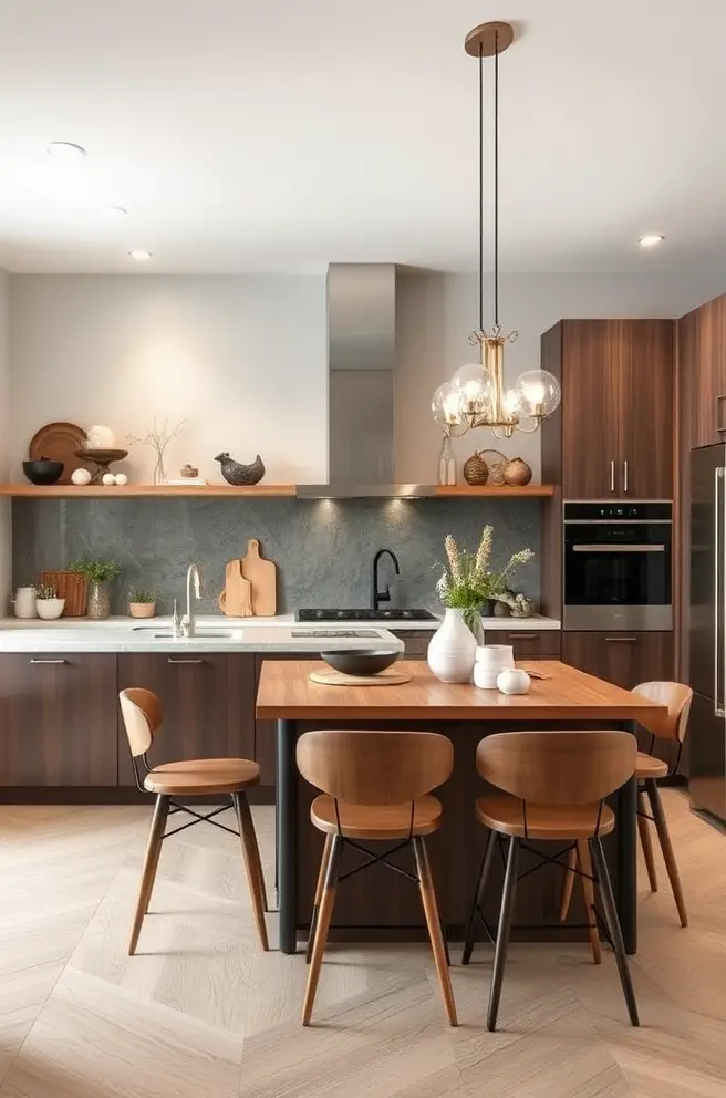 Chic Open Concept Kitchen Design Idea for Entertaining Ease