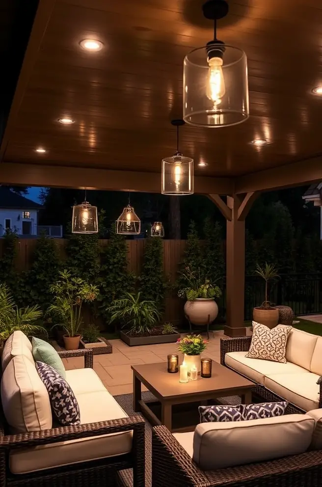 12 Stunning Outdoor Lighting Ideas for Your Home 5 Chic Outdoor Lighting Idea for a Modern Outdoor Living Space