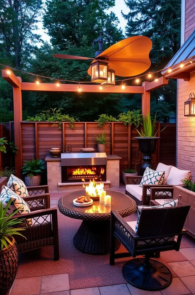 Chic Outdoor Patio Idea for a Stylish Outdoor Retreat