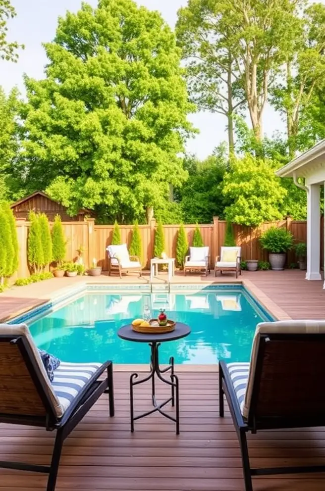 Chic Pool Deck Idea to Elevate Your Summer Gatherings