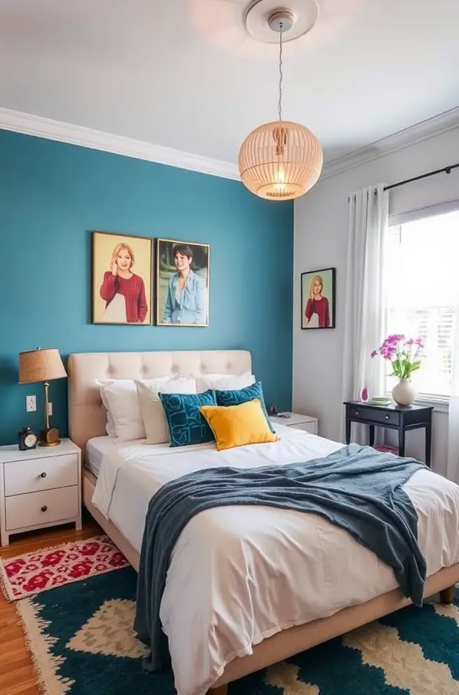 Colorful Bedroom Design Idea to Brighten Up Your Space