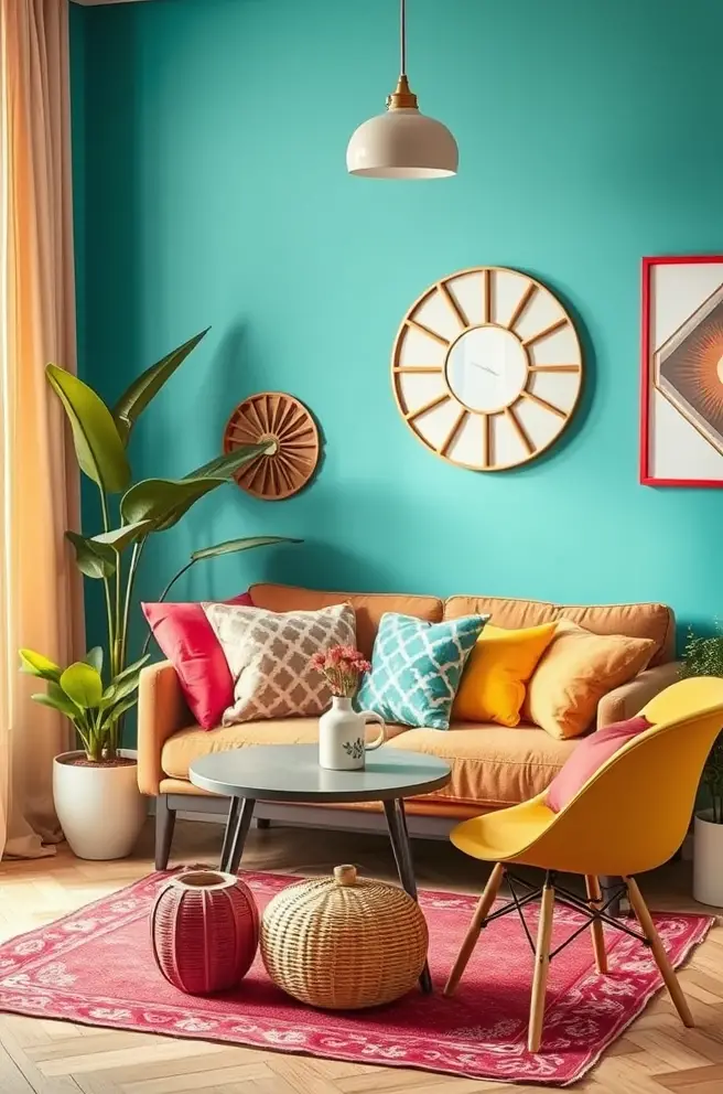 Colorful Home Decoration Idea to Create Vibrant Spaces
