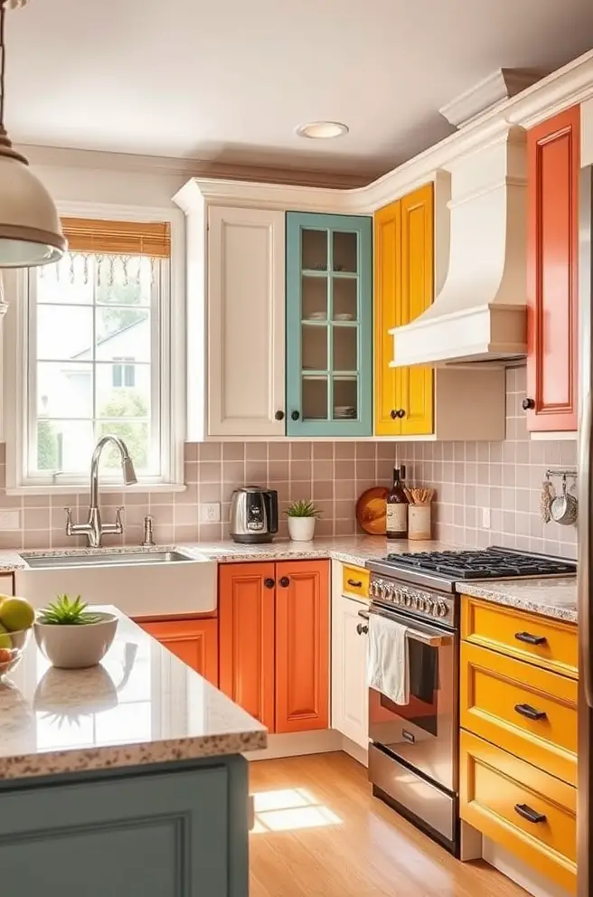 12 Stunning Kitchen Cabinet Ideas to Inspire Your Decor 5 Colorful Kitchen Cabinets Idea to Brighten Your Home