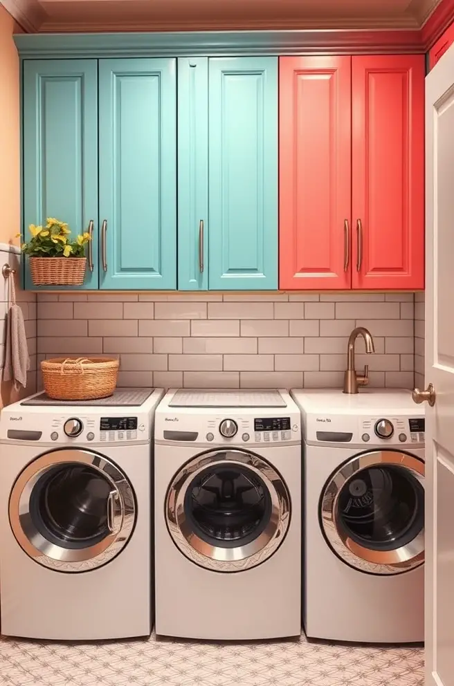 Stylish Laundry Room Cabinets: 12 Inspiring Design Ideas 7 Colorful Laundry Room Cabinets to Brighten Up Your Space