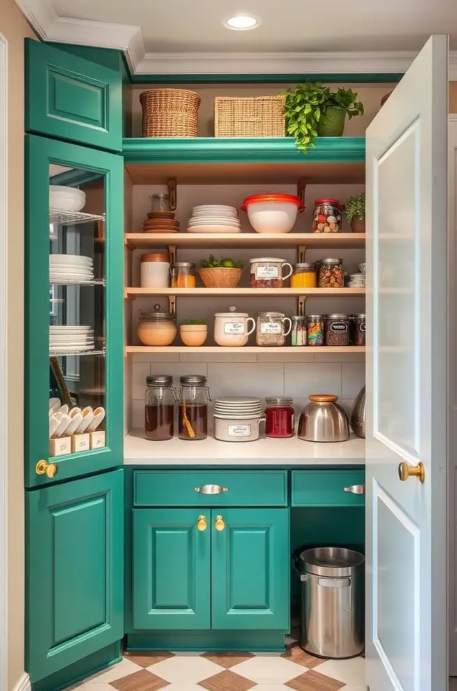 12 Stunning Pantry Ideas for Your Home Design Inspiration 5 Colorful Pantry Idea to Brighten Up Your Home Design