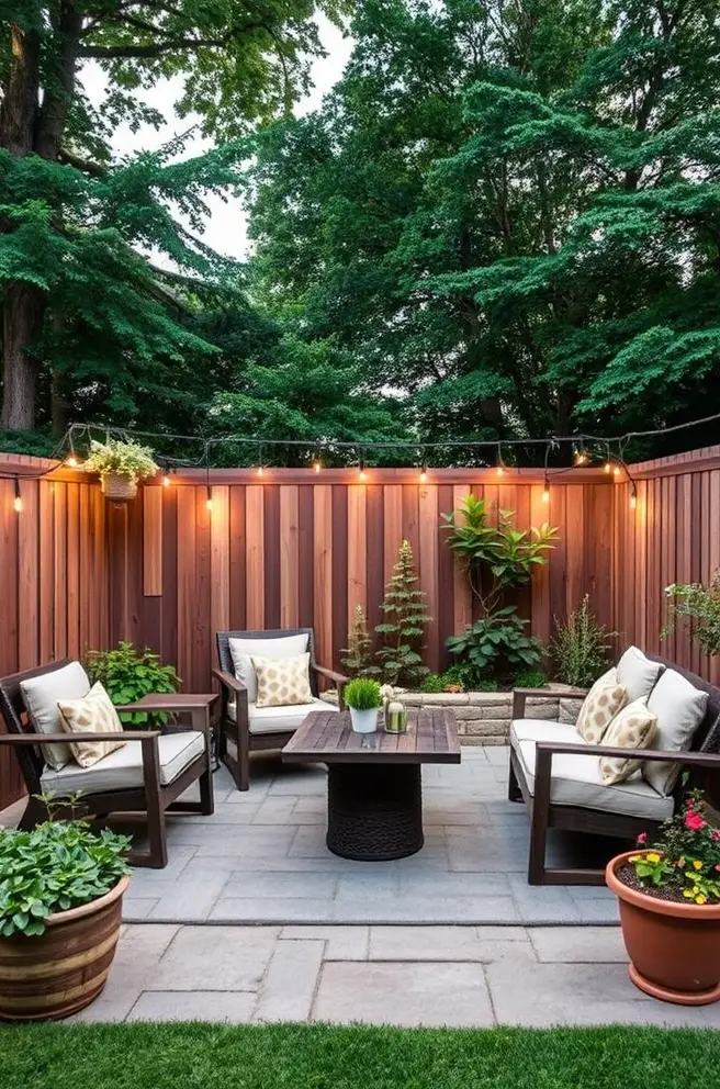Compact Backyard Patio Idea for Small Outdoor Areas