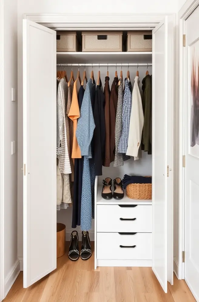 12 Creative Closet Organizer Ideas You’ll Love! 10 Compact closet organizer Idea for urban living