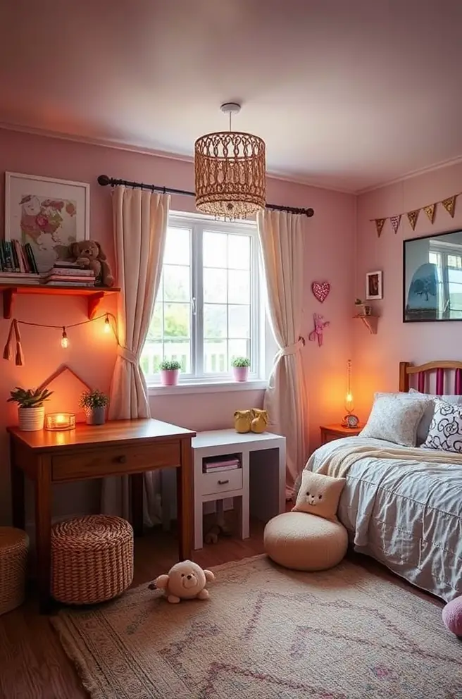 12 Inspiring Girls Bedroom Ideas You’ll Love 6 Cozy Girls Bedroom Idea for a Warm and Inviting Feel