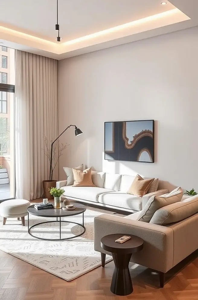 Cozy Minimalist Living Room Design Idea to Enrich Your Space