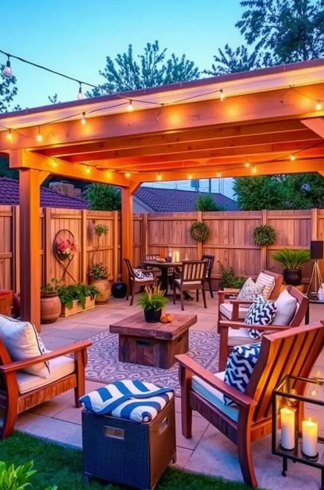 Cozy Outdoor Patio Idea for Transforming Your Backyard Space