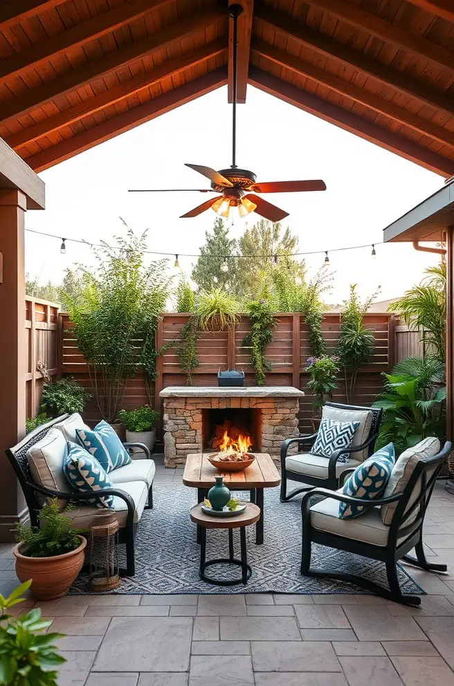 Cozy Patio Design Idea Perfect for Relaxation and Socializing