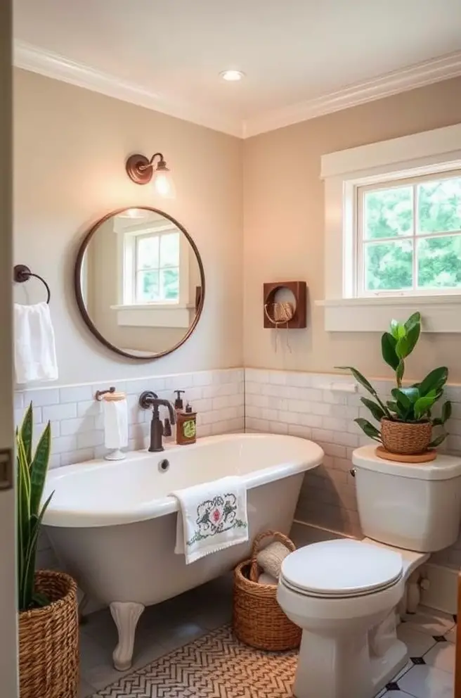Cozy and Inviting Bathroom Decor Idea for a Relaxing Retreat