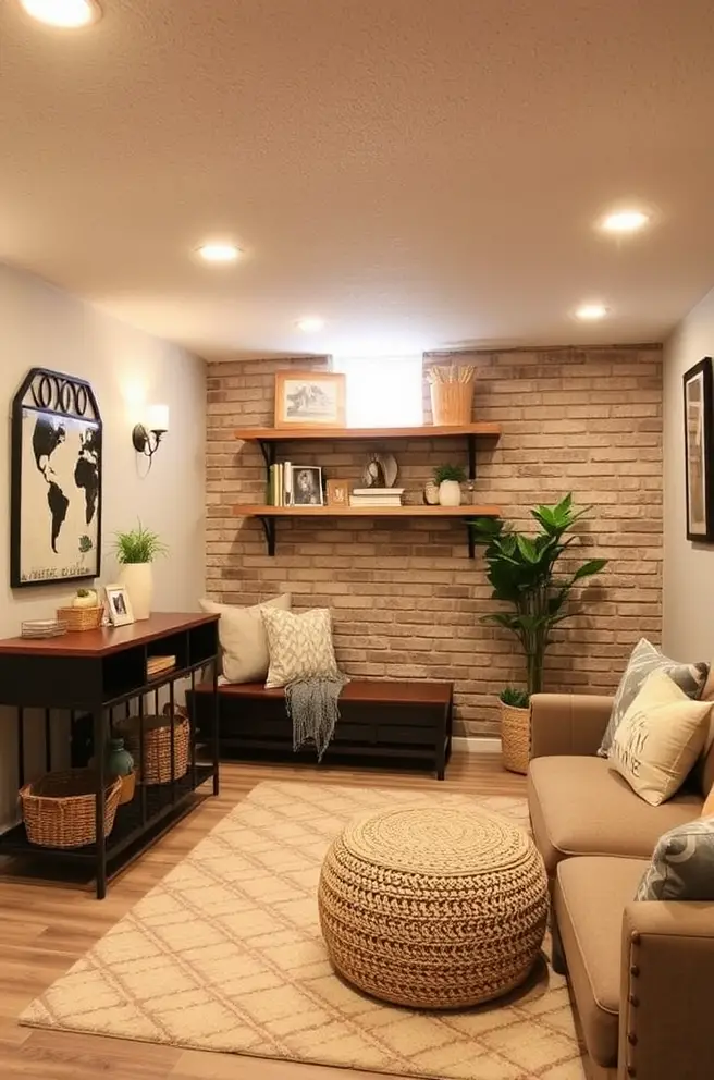 Creative Basement Idea for a Cozy Home Retreat