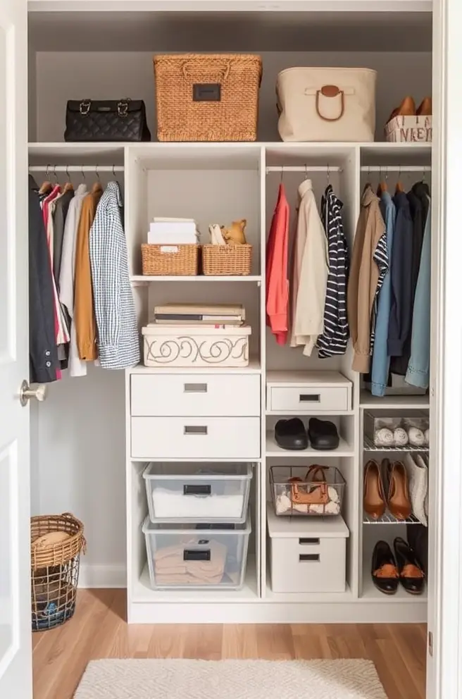 Creative Closet Organization Idea for Maximizing Space