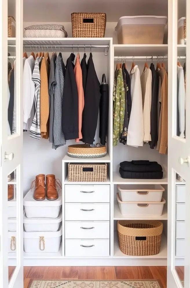 Creative Closet Storage Idea for Efficient Organization