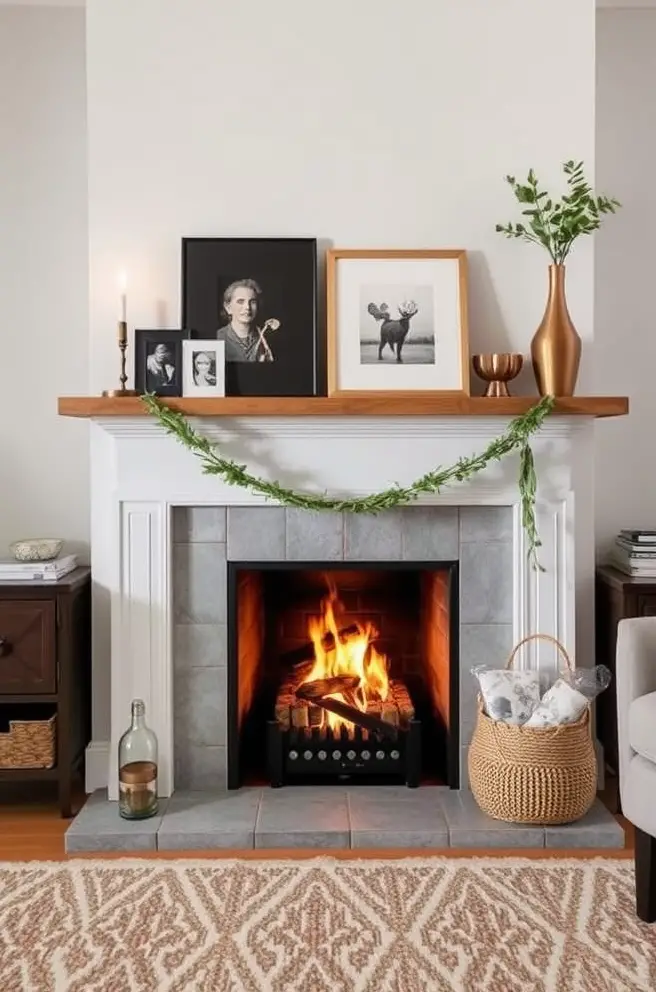 Creative Fireplace Decor Idea to Make a Statement in Your Home