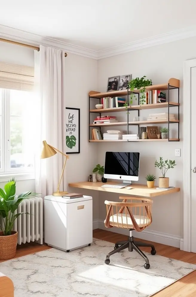 12 Inspiring Home Office Ideas for a Stylish Workspace 3 Creative Home Office Idea that Blend Style and Functionality