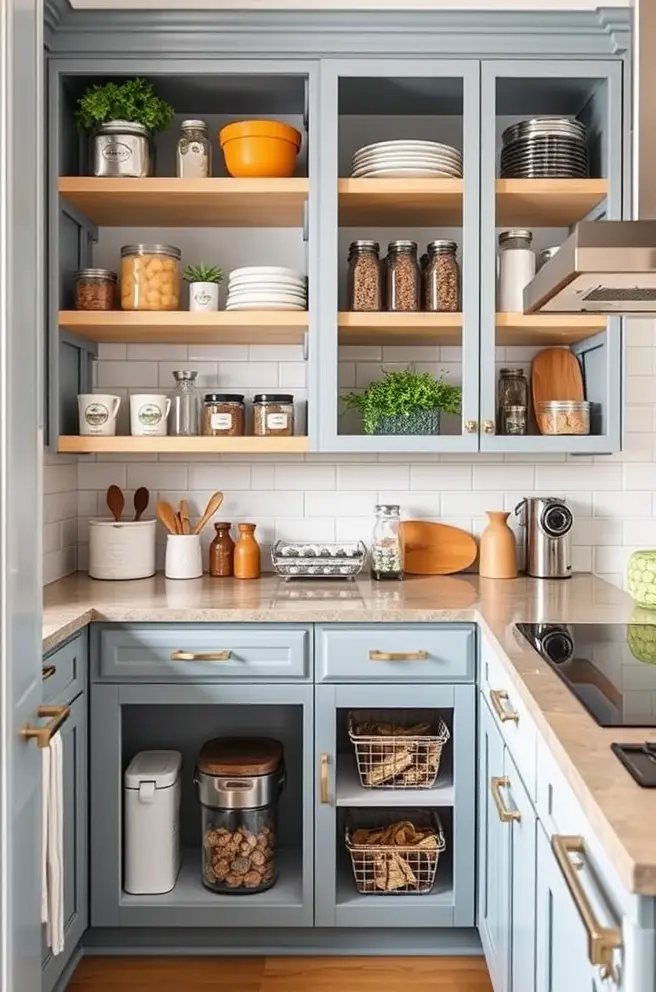 Creative Kitchen Organization Idea to Maximize Space