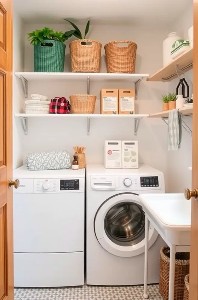 Creative Laundry Room Storage Solutions for Small Spaces