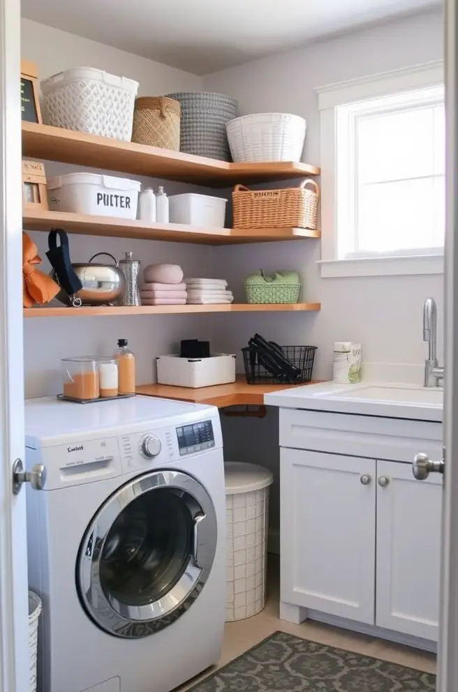 12 Stunning Laundry Room Design Ideas You’ll Love 2 Creative Laundry Room Storage Solutions for a Clutter-Free Space
