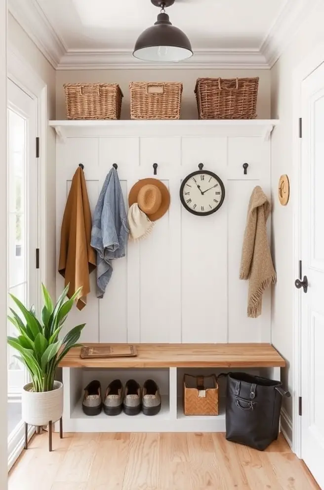 Creative Mudroom Idea for Maximizing Space in Your Home