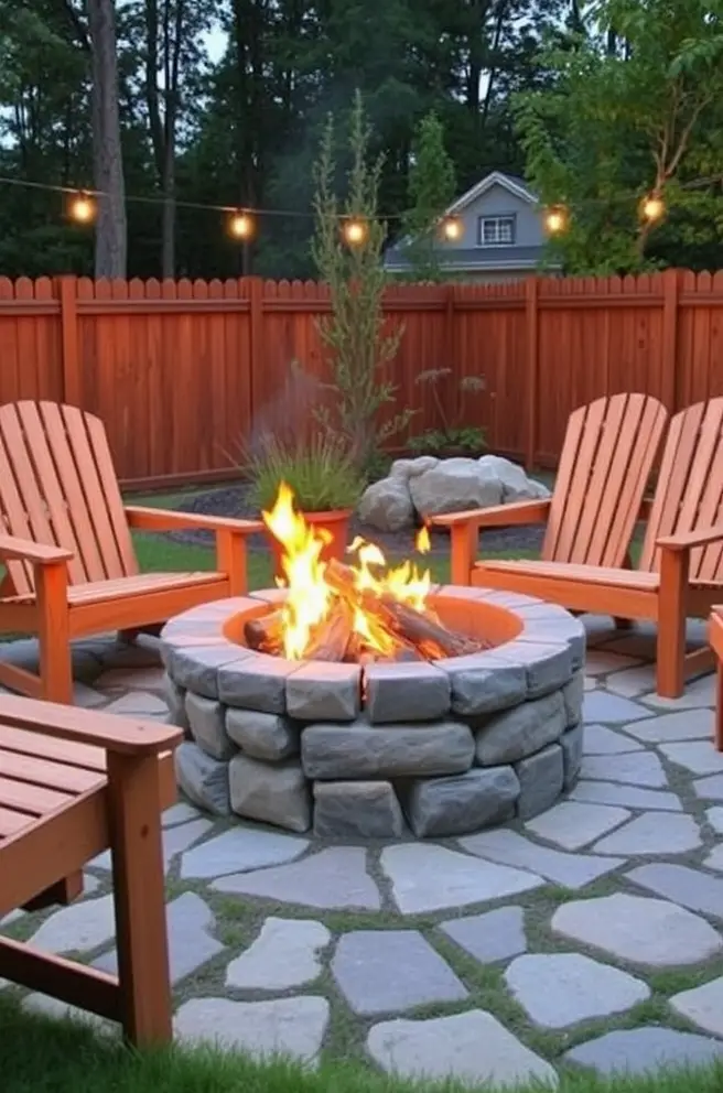 Creative Outdoor Fire Pit Idea for Memorable Family Nights