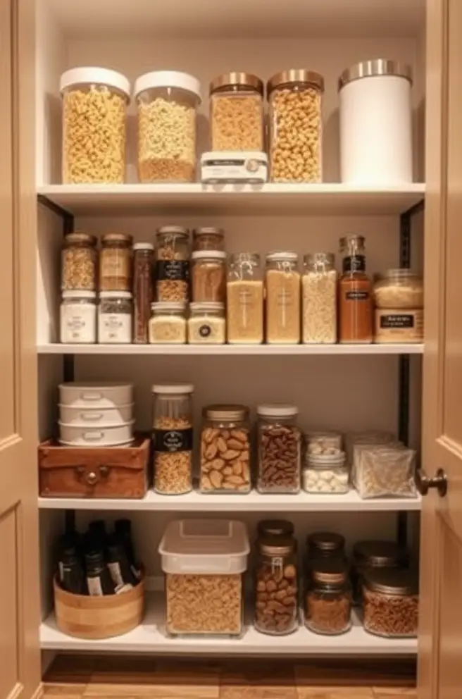 Creative Pantry Shelving Idea for Maximizing Space and Style